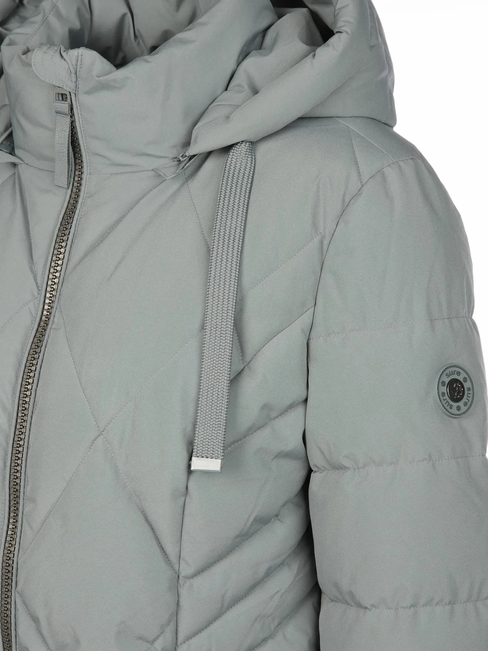 Damen Sure Damen Steppmantel mit Kapuze
