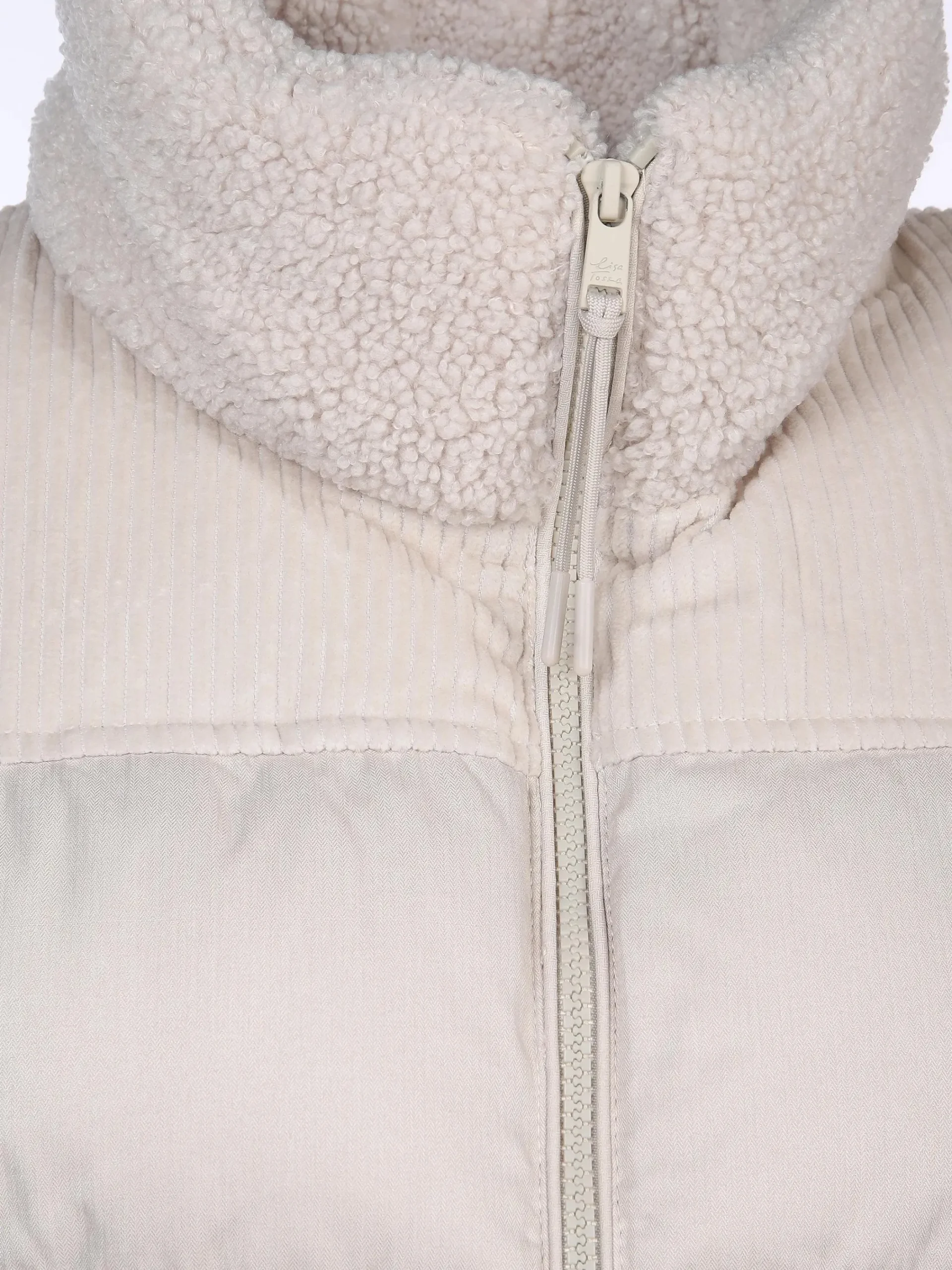 Damen Lisa Tossa Damen Steppweste aus Materialmix