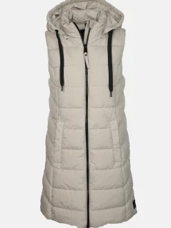 Damen Sure Damen Steppweste in langer Form