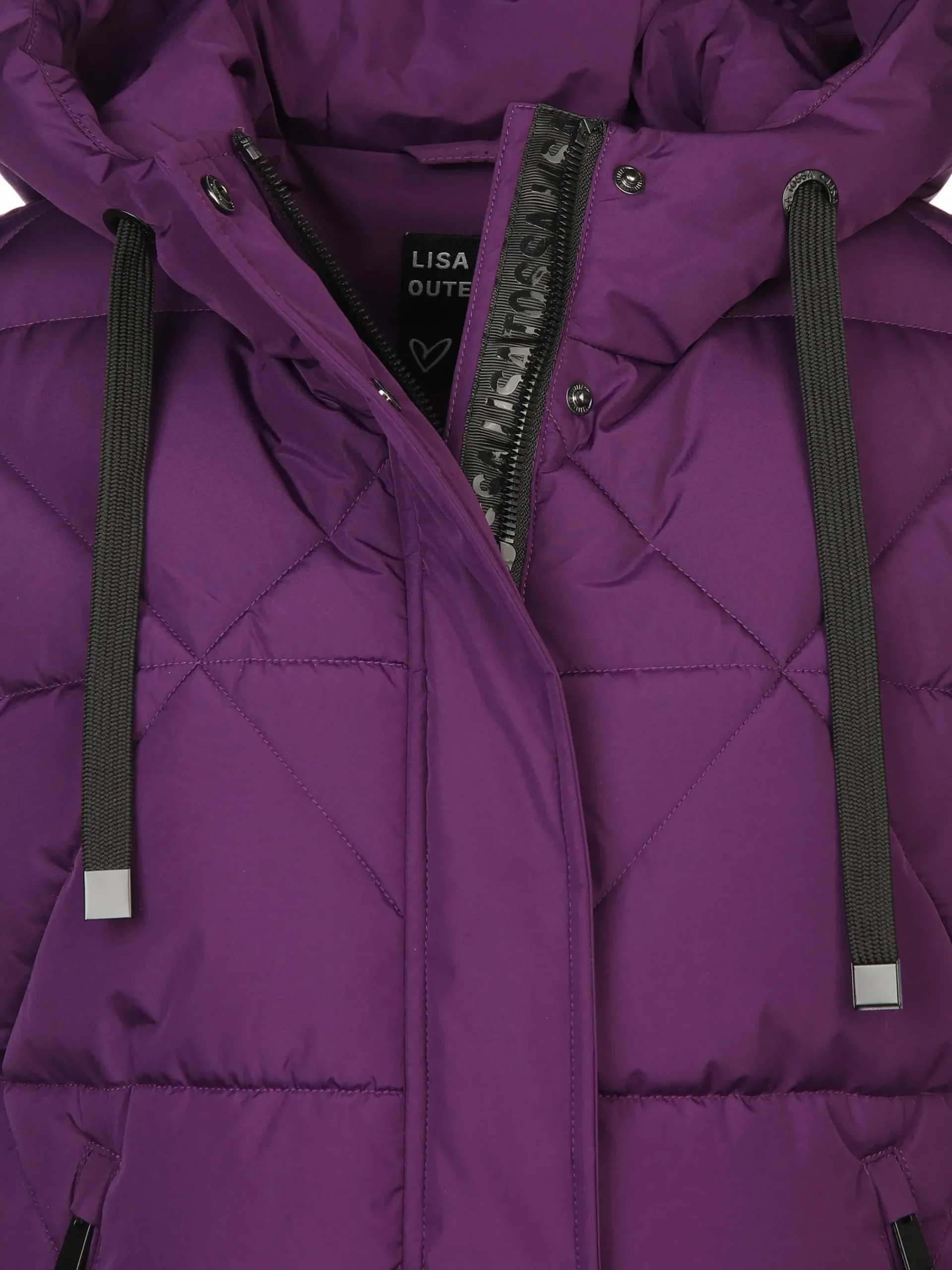 Damen Lisa Tossa Damen Steppweste mit Kapuze