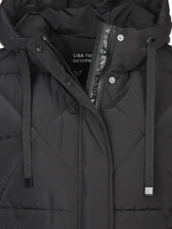 Damen Lisa Tossa Damen Steppweste mit Kapuze