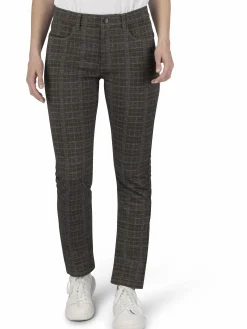 Damen Stooker DOB Damen Stoffhose im Karostyle