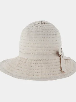 Damen Sure Damen Stoffhut mit Schleife