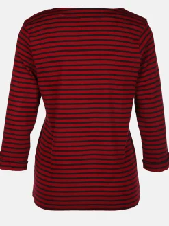 Damen Sure Damen Streifenshirt mit 7/8 Ärmeln