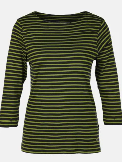 Damen Sure Damen Streifenshirt mit 7/8 Ärmeln