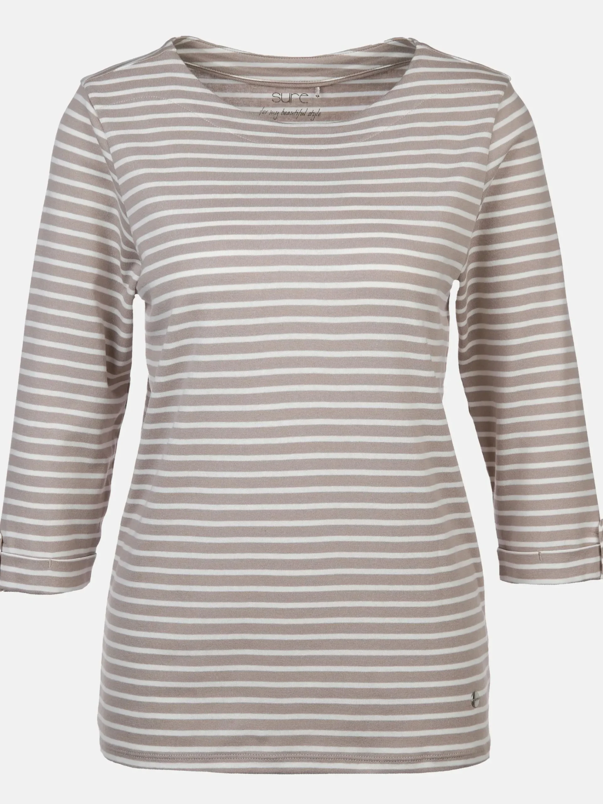 Damen Sure Damen Streifenshirt mit 3/4 Arm