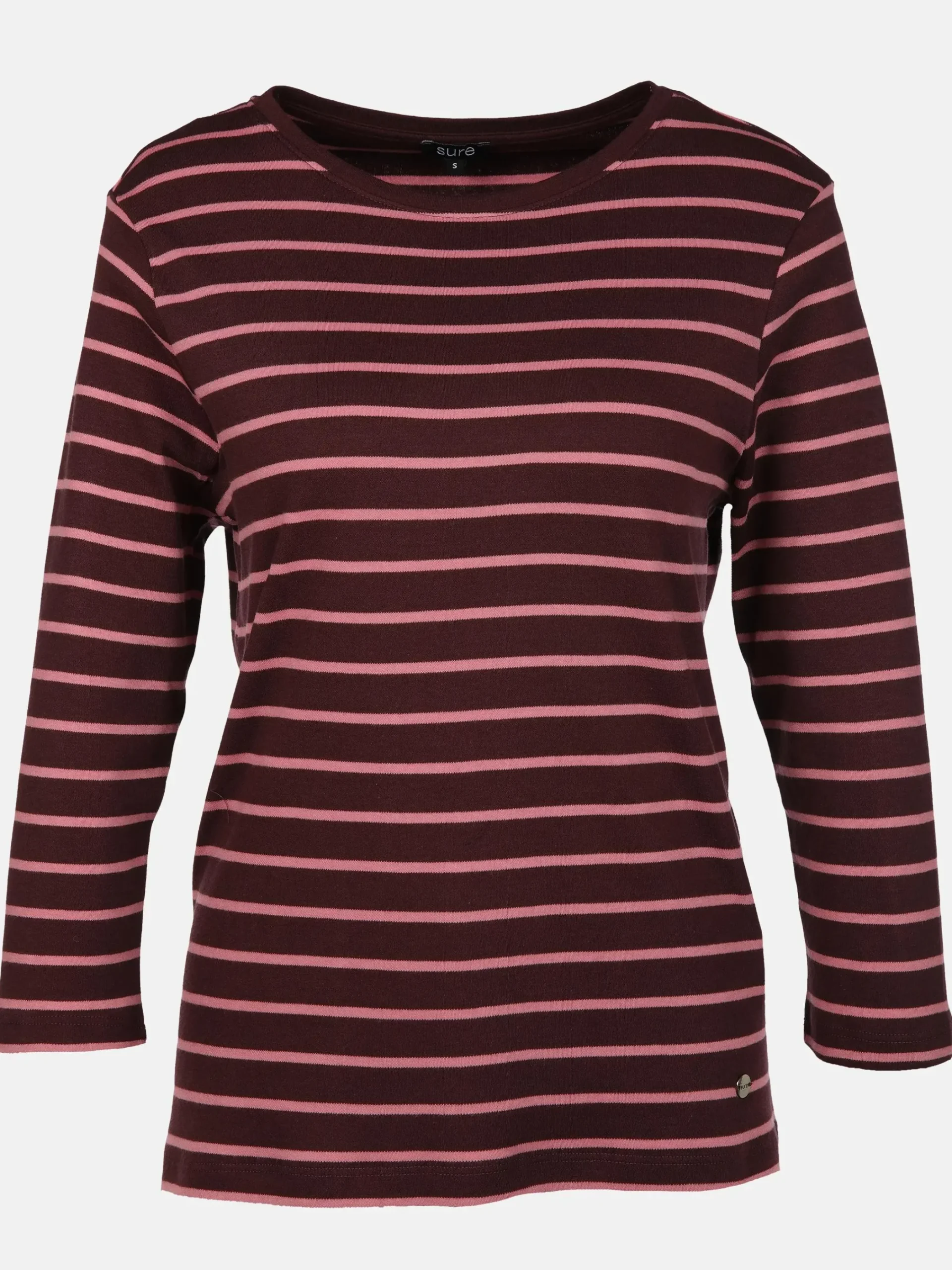 Damen Sure Damen Streifenshirt mit 7/8 Arm