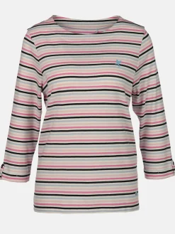 Damen Sure Damen Streifenshirt mit 7/8 Ärmeln