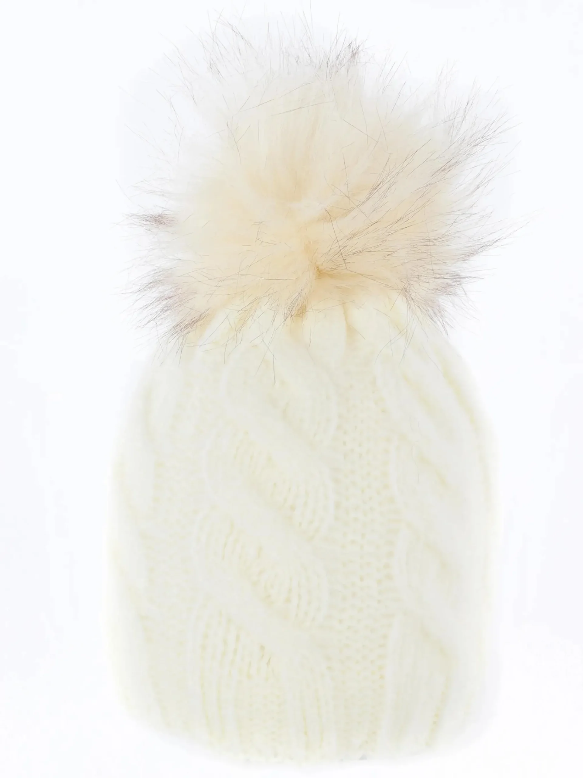 Damen IX-O Damen Strickmütze mit Bommel