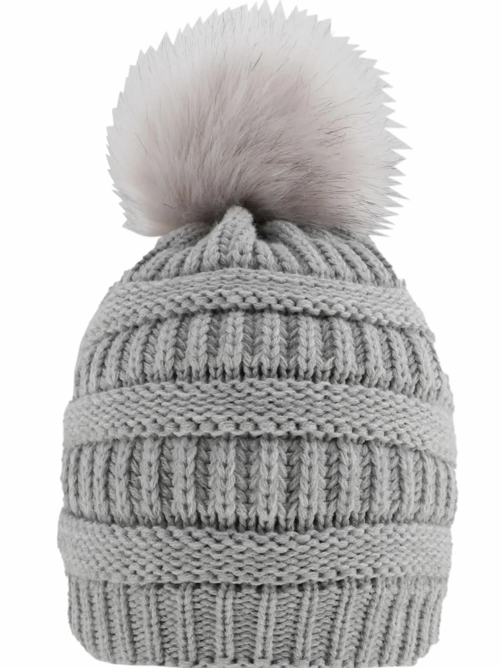 Damen Lisa Tossa Damen Strickmütze mit Bommel