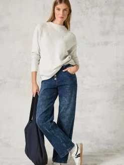 Damen Cecil Damen Strickpullover in Waffelstruktur