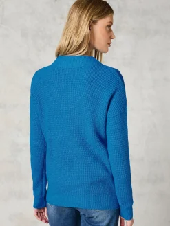 Damen Cecil Damen Strickpullover in Waffelstruktur