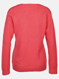 Damen Tom Tailor Damen Strickpullover mit V-Ausschnitt