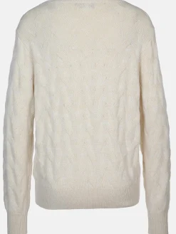 Damen Sure Damen Strickpullover mit Zopfmuster