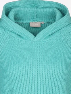 Damen Sure Damen Strickpullover mit Kapuze