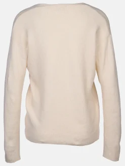 Damen Tom Tailor Damen Strickpullover mit V-Ausschnitt