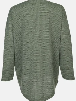 Damen Stooker DOB Damen Strickshirt in melierter Optik