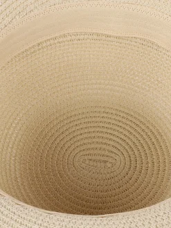 Damen Lisa Tossa Damen Strohhut mit bedrucktem Band