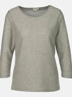 Damen Sure Damen Struktur Shirt mit 3/4 Arm