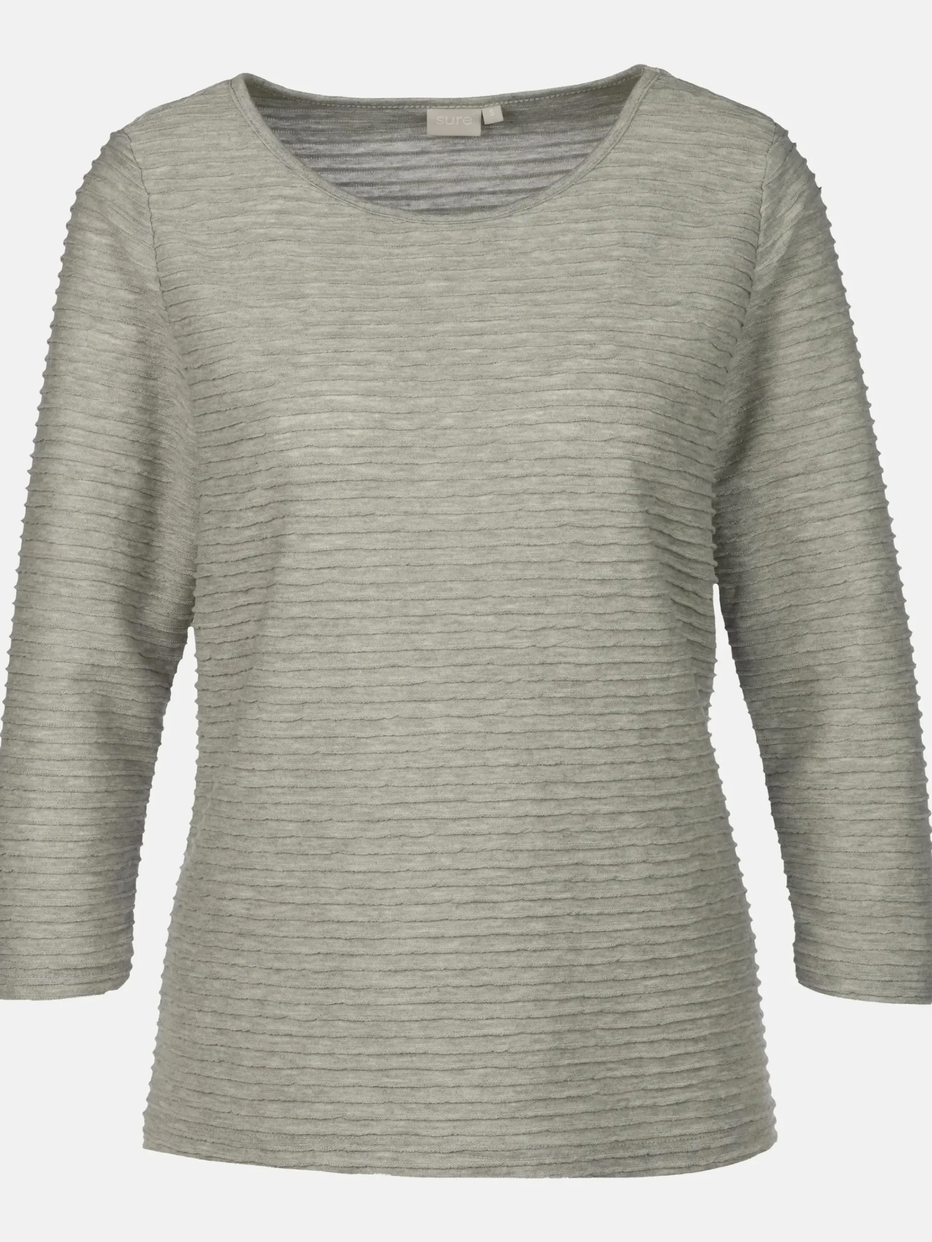 Damen Sure Damen Struktur Shirt mit 3/4 Arm