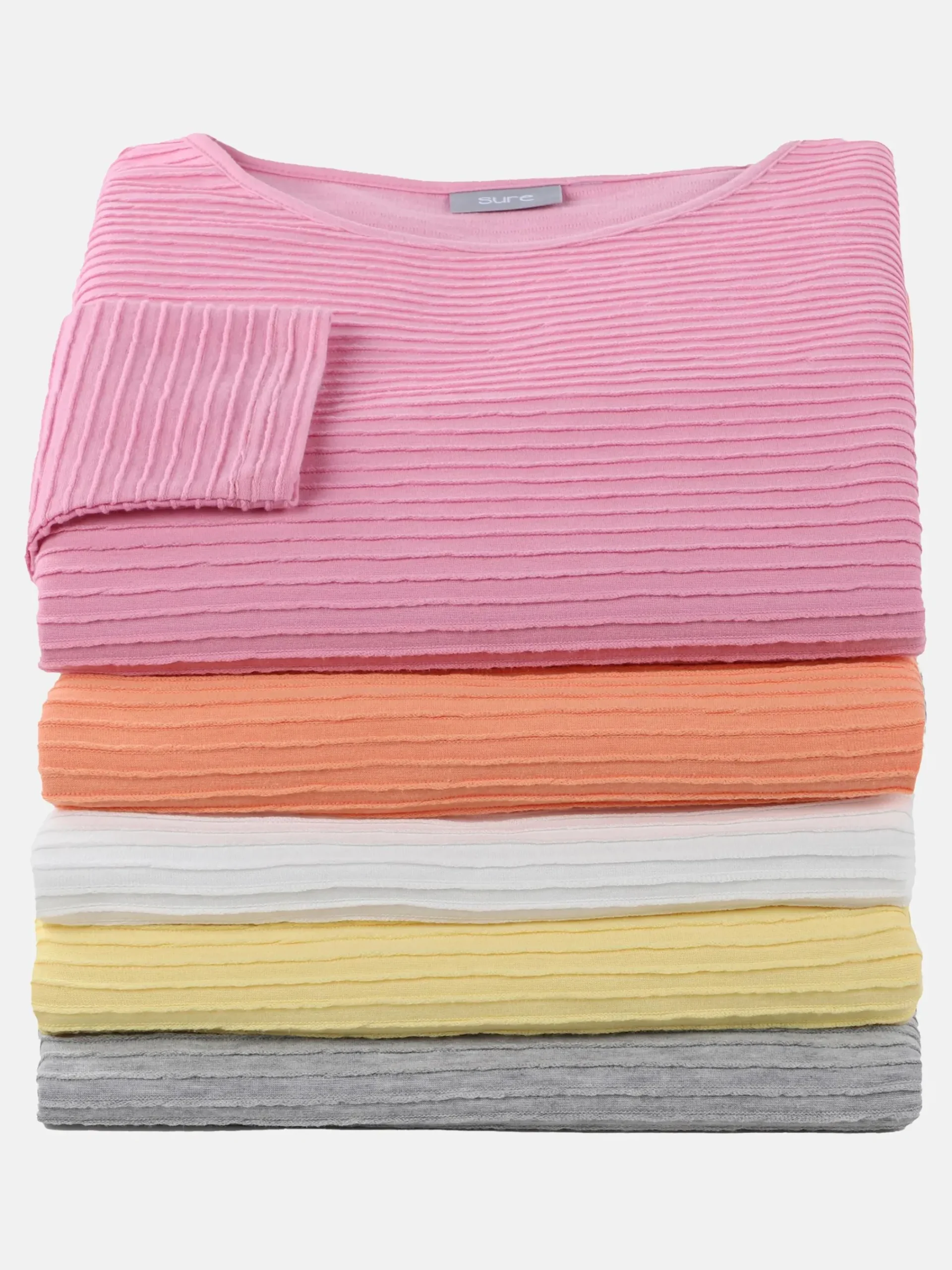 Damen Sure Damen Struktur Shirt mit 3/4 Arm