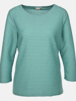 Damen Sure Damen Struktur Shirt mit 3/4 Arm