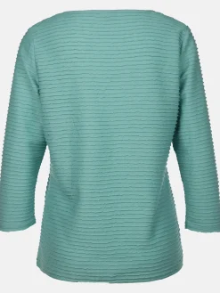 Damen Sure Damen Struktur Shirt mit 3/4 Arm