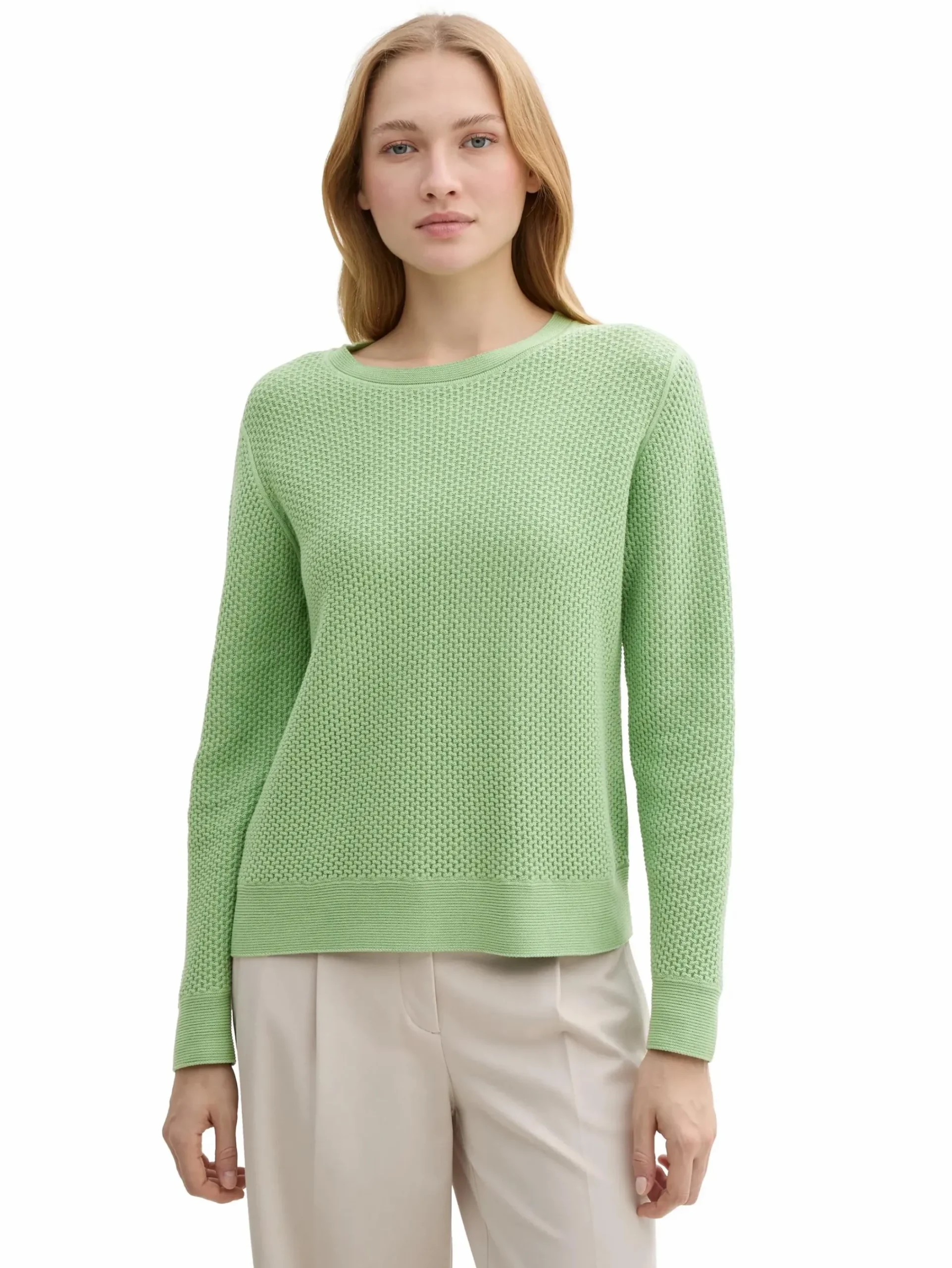 Damen Tom Tailor Damen Strukturpullover