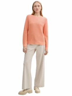 Damen Tom Tailor Damen Strukturpullover