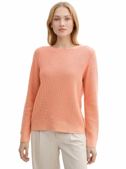 Damen Tom Tailor Damen Strukturpullover