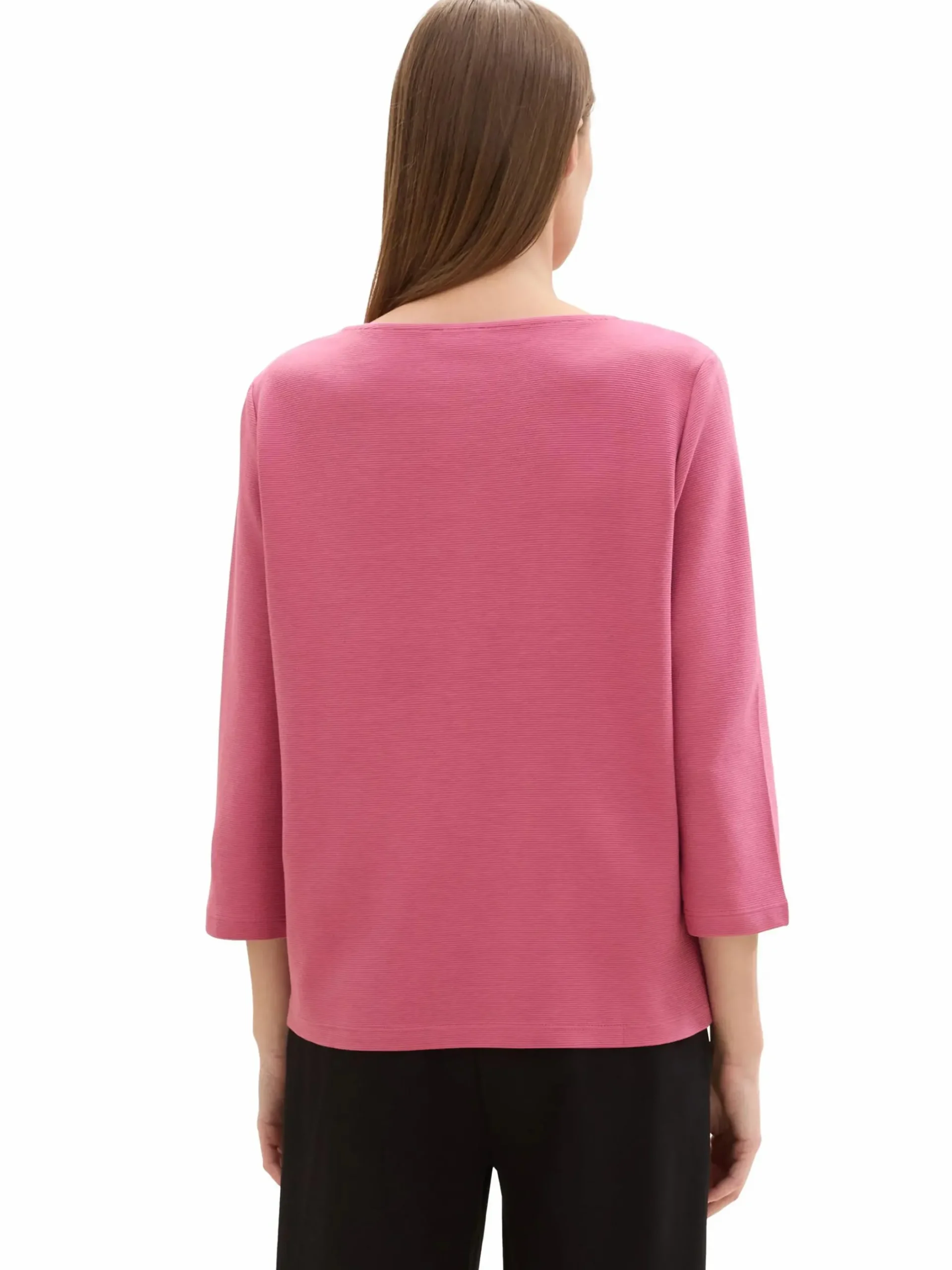 Damen Tom Tailor Damen Strukturshirt in Ripp-Optik