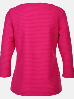 Damen Sure Damen Strukturshirt mit 3/4 Ärmel