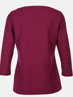 Damen Sure Damen Strukturshirt mit 3/4 Ärmel