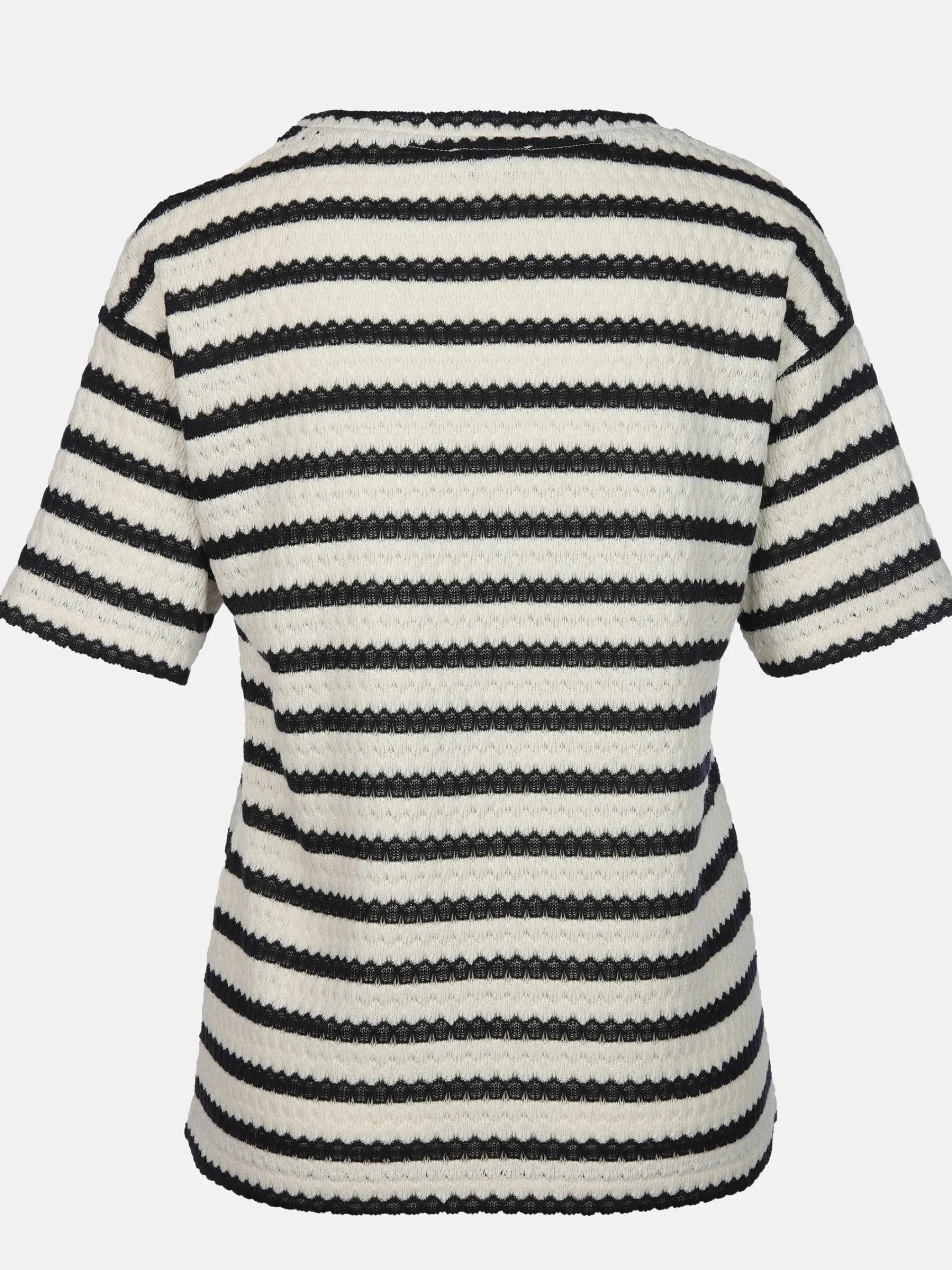 Damen Lisa Tossa Damen Struktur-Shirt mit Streifen