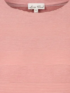 Damen Lisa Tossa Damen Struktur-Shirt mit Streifenoptik