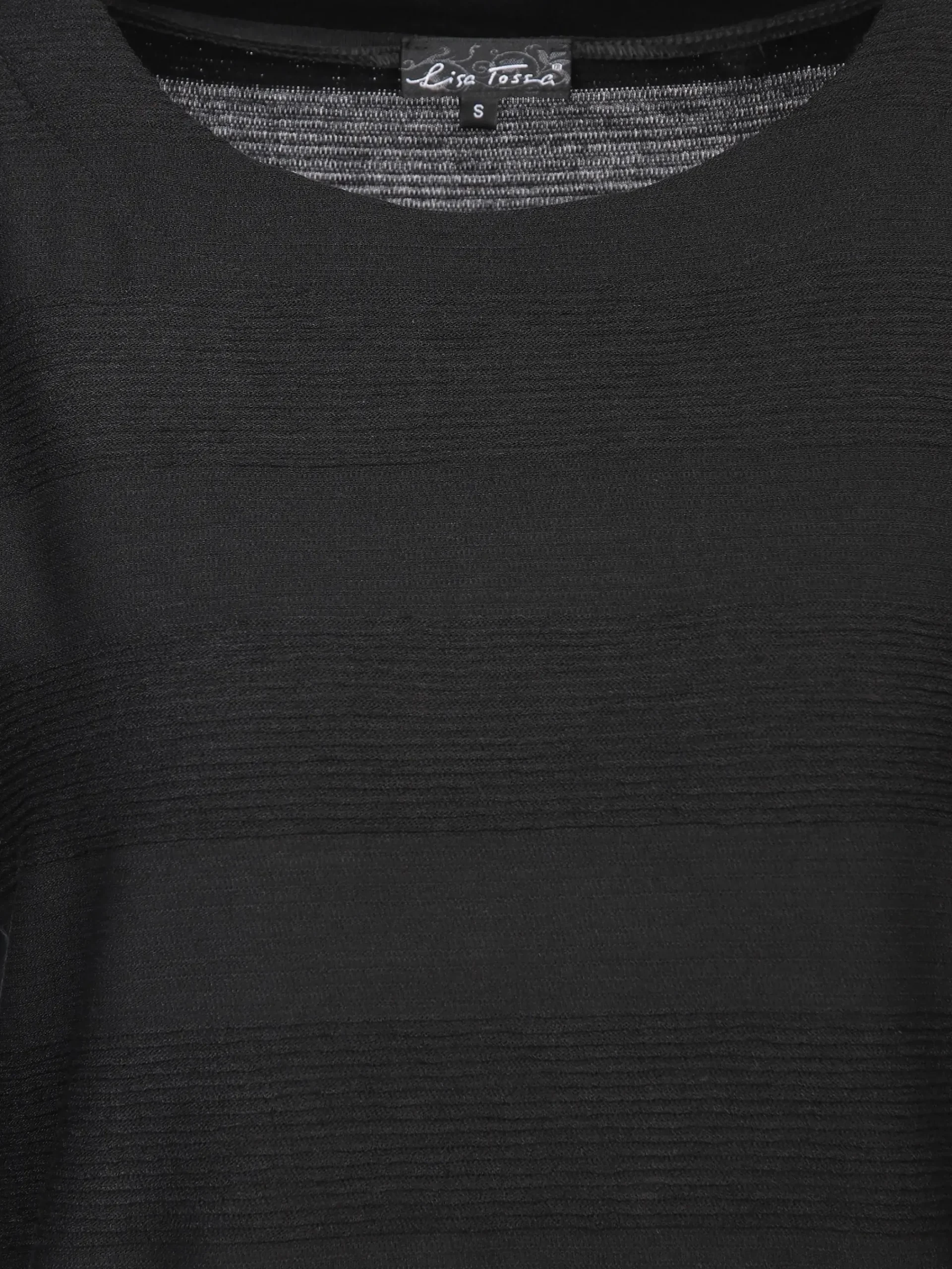 Damen Lisa Tossa Damen Struktur-Shirt mit Streifenoptik