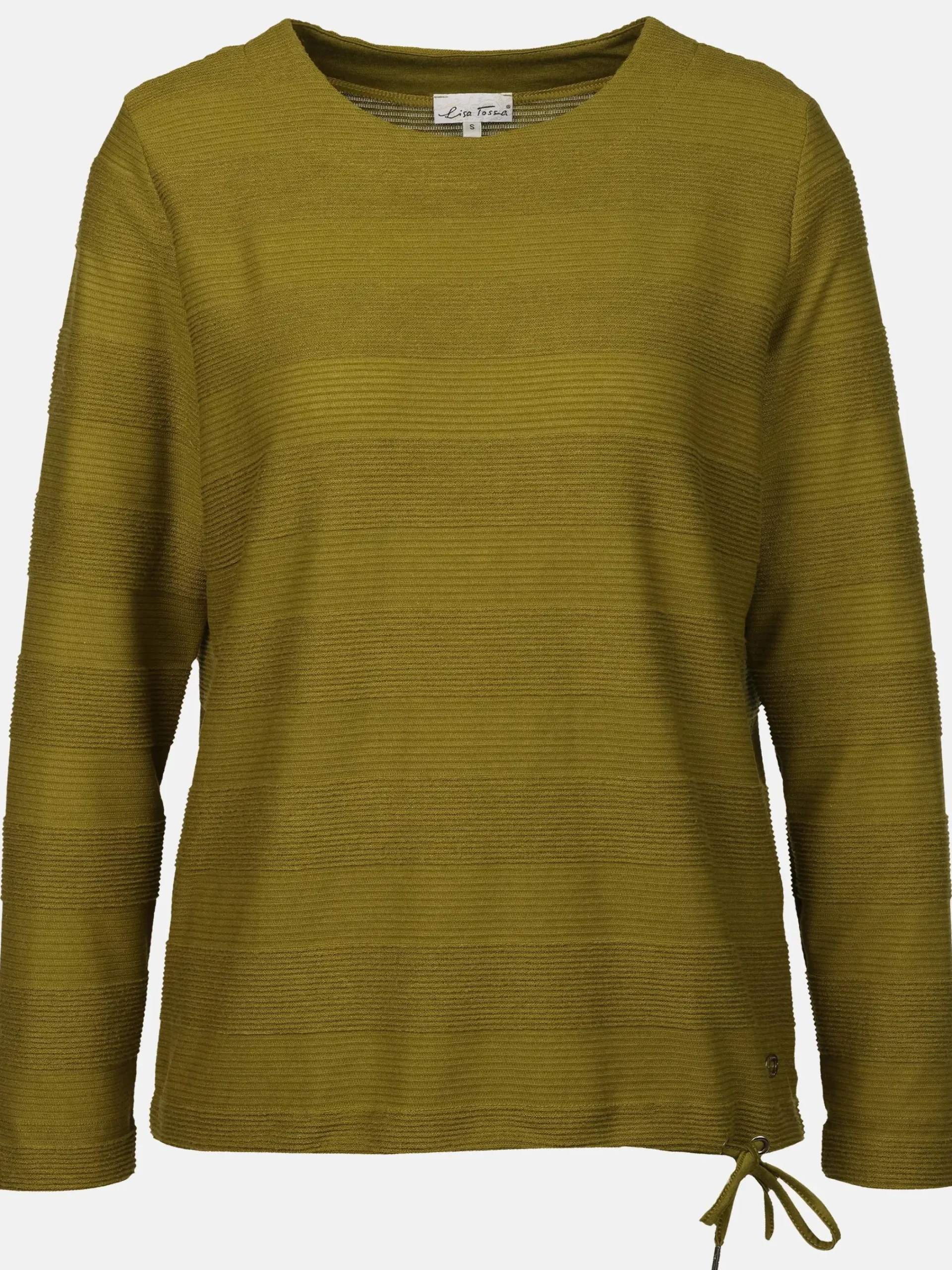 Damen Lisa Tossa Damen Struktur-Shirt mit Streifenoptik