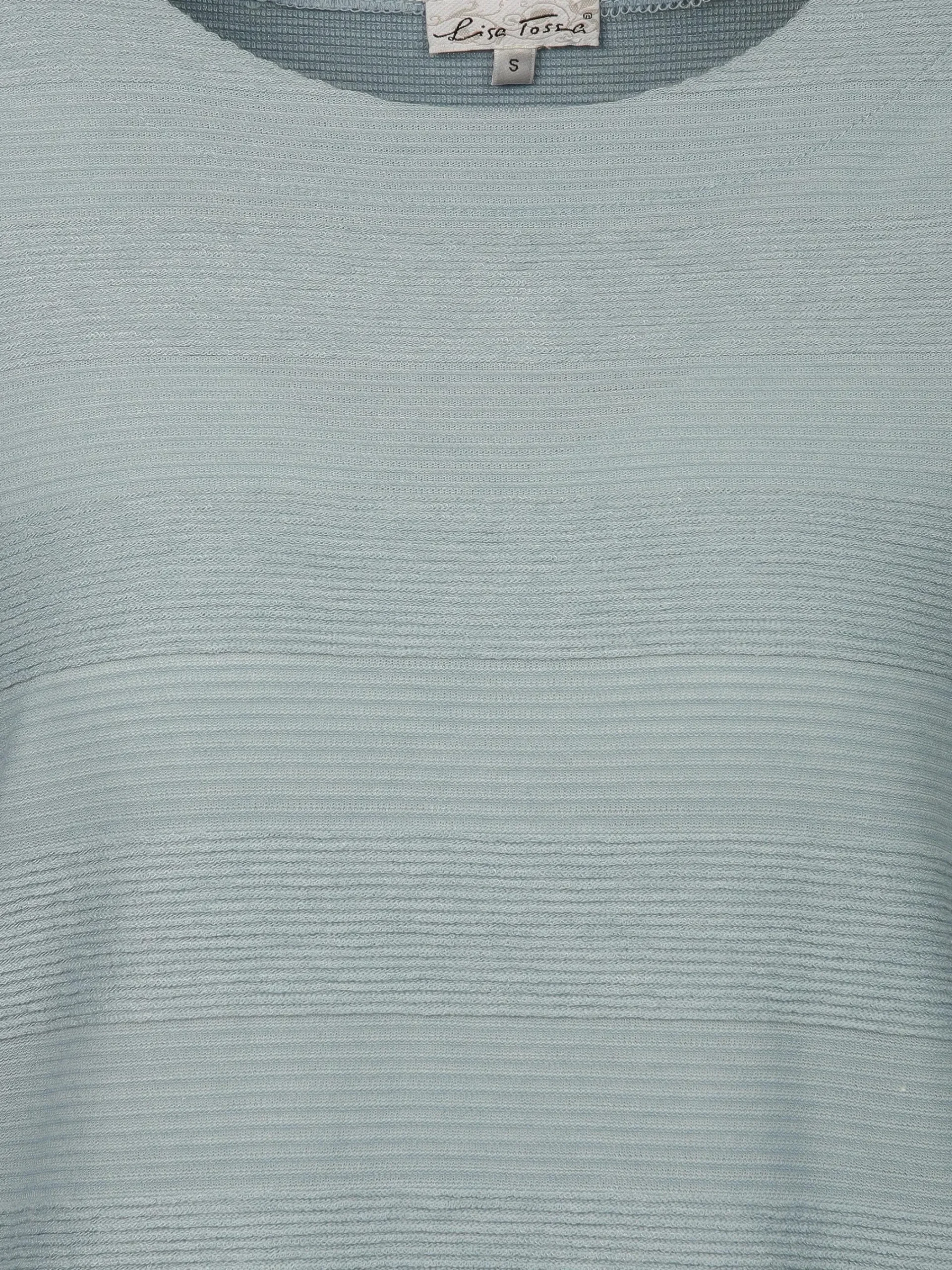 Damen Lisa Tossa Damen Struktur-Shirt mit Streifenoptik