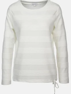 Damen Lisa Tossa Damen Strukturshirt unifarben