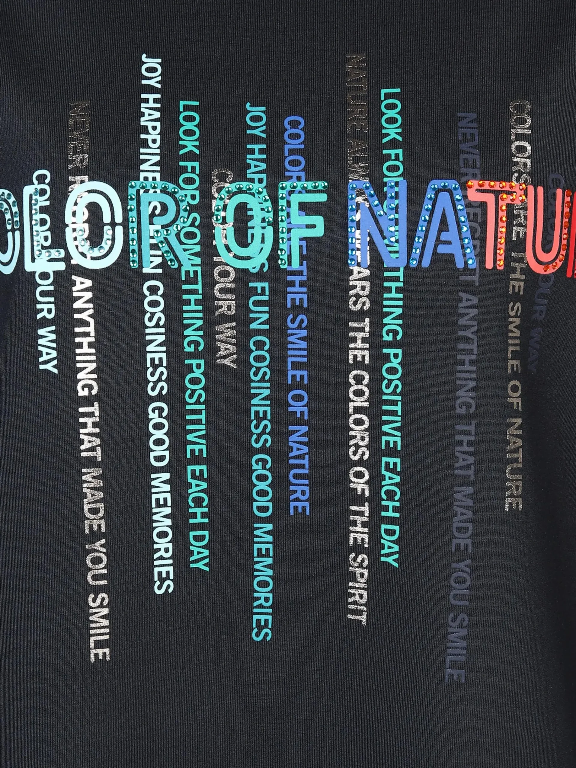 Damen Cecil Damen Sweatpullover mit bunten Pailletten