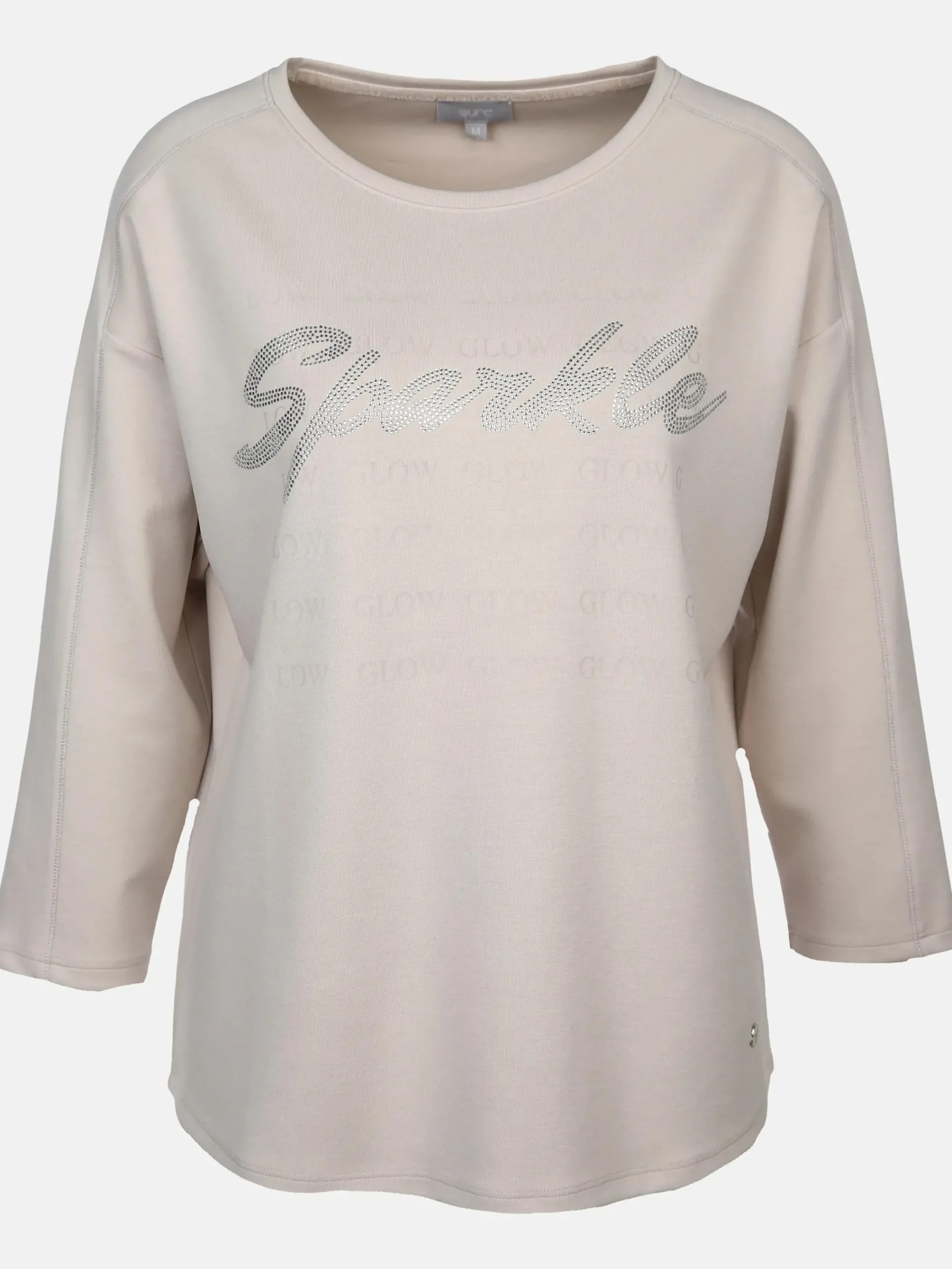 Damen Sure Damen Sweatshirt mit Glitzerschrift