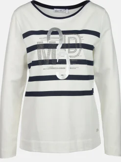 Damen Lisa Tossa Damen Sweatshirt mit Glitzersteinchen