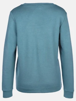 Damen Tom Tailor Damen Sweatshirt mit Glitter Print