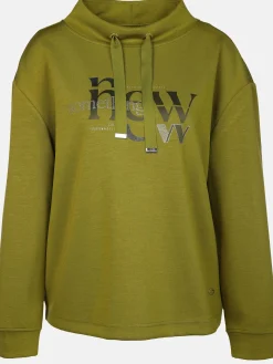 Damen Lisa Tossa Damen Sweatshirt mit hübschen Strasselementen