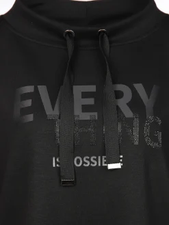 Damen Lisa Tossa Damen Sweatshirt mit Stehkragen