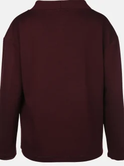 Damen Lisa Tossa Damen Sweatshirt mit Stehkragen