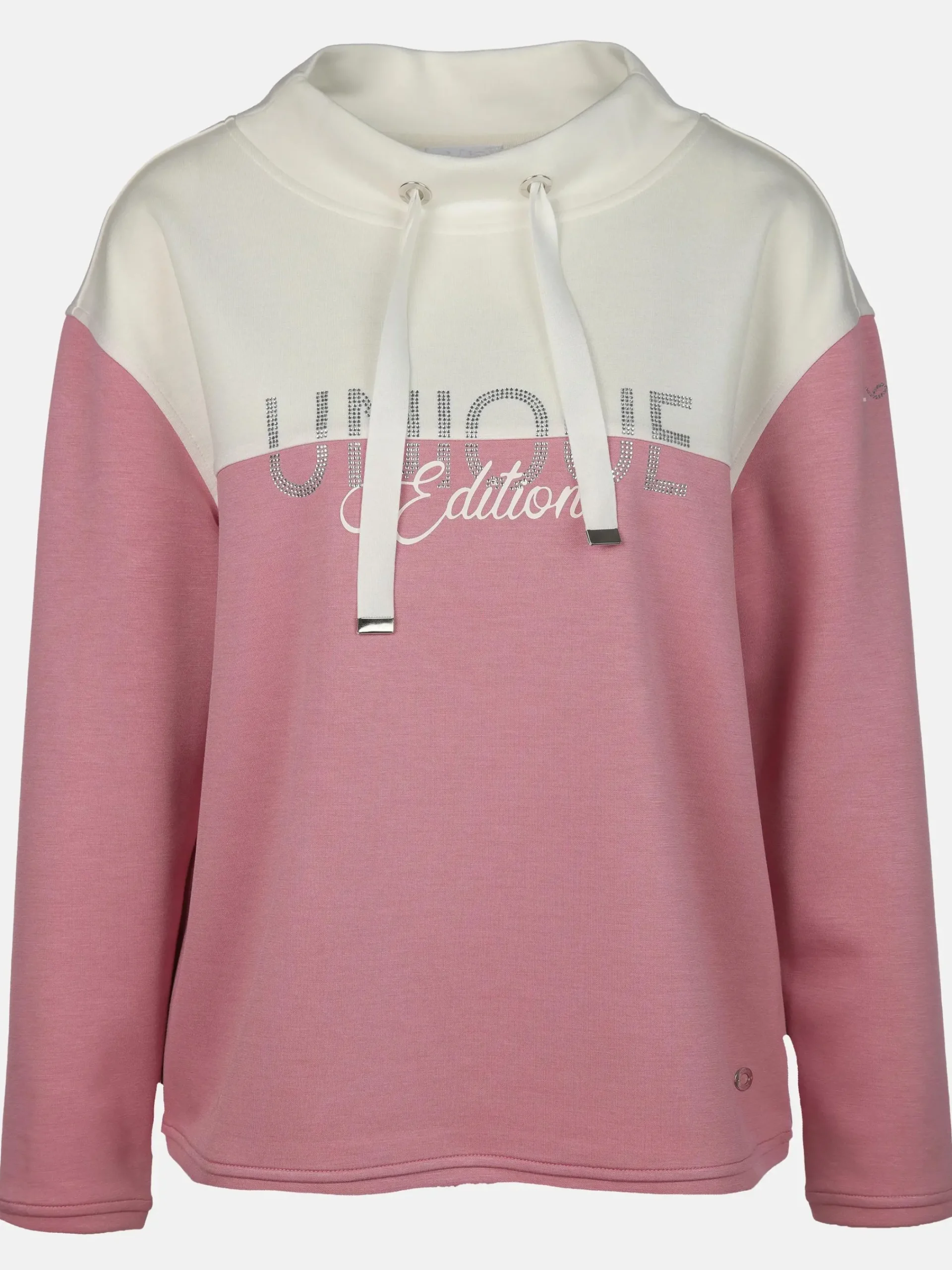 Damen Lisa Tossa Damen Sweatshirt mit Strasssteinchen