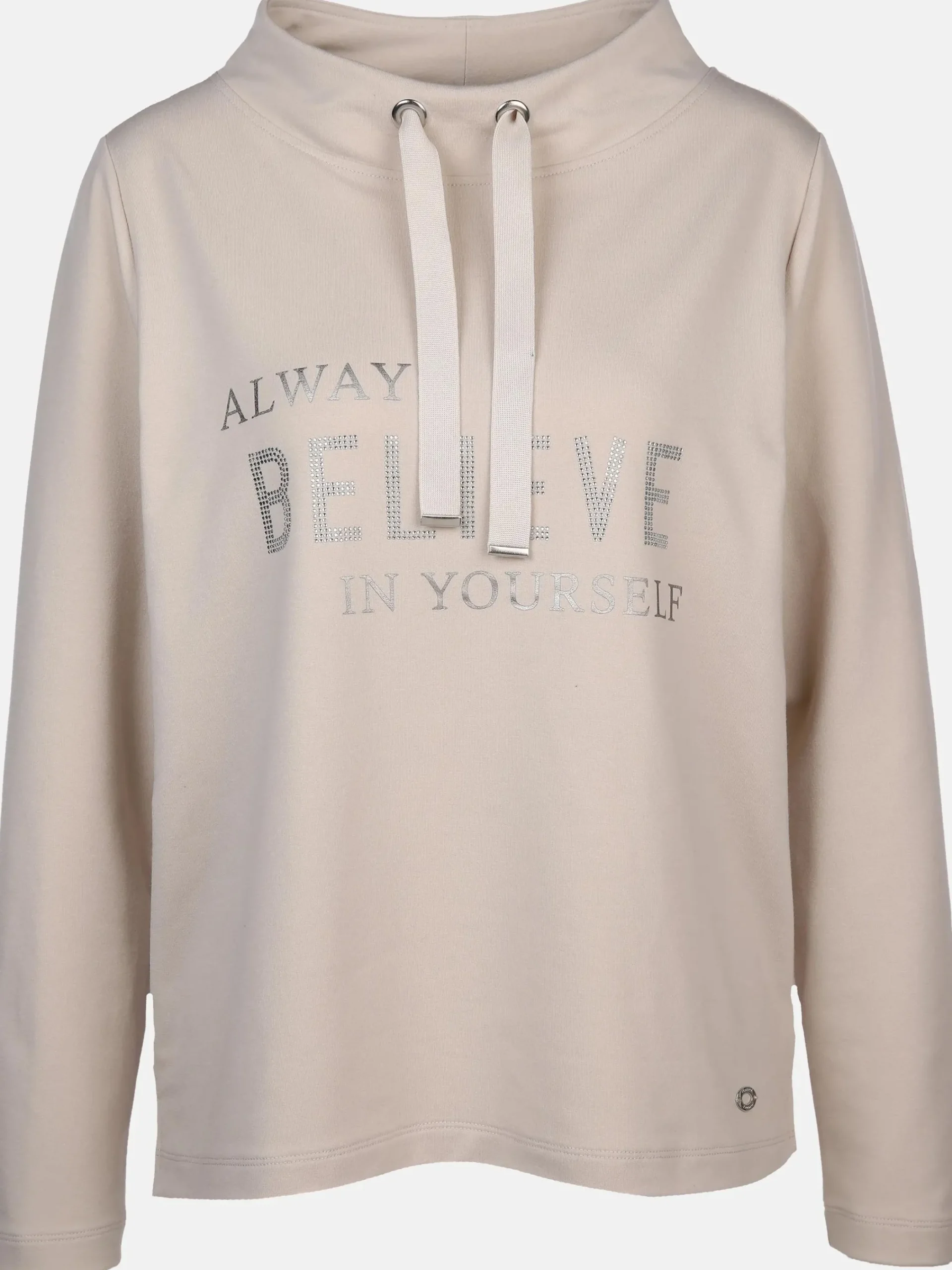 Damen Lisa Tossa Damen Sweatshirt mit Strassbesatz