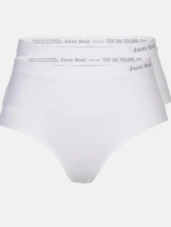 Damen Sonja Blank Damen Taillenslips Seamless im 2er Pack