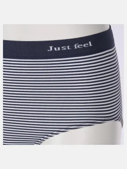 Damen Sonja Blank Damen Taillenslips Seamless im 2er Pack